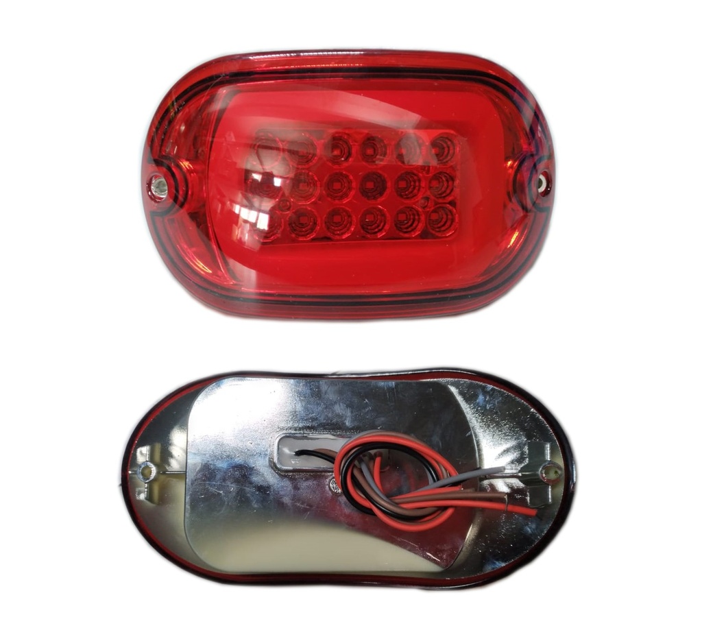 CALAVERA NEON LEDS TORINO ROJA 12-24V