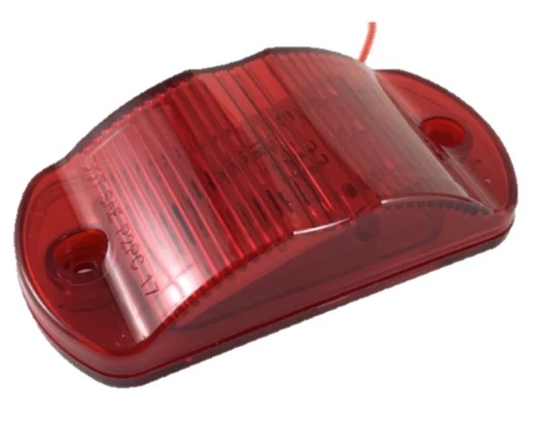 [D46130100] PLAFON RECTANGULAR 9 LED´S ROJO 12/24V