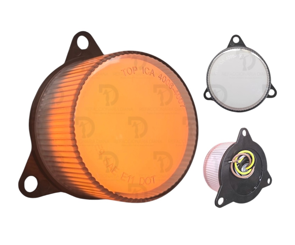 CENTRO DE DONA NEON CRT LED AMBAR 12/24V