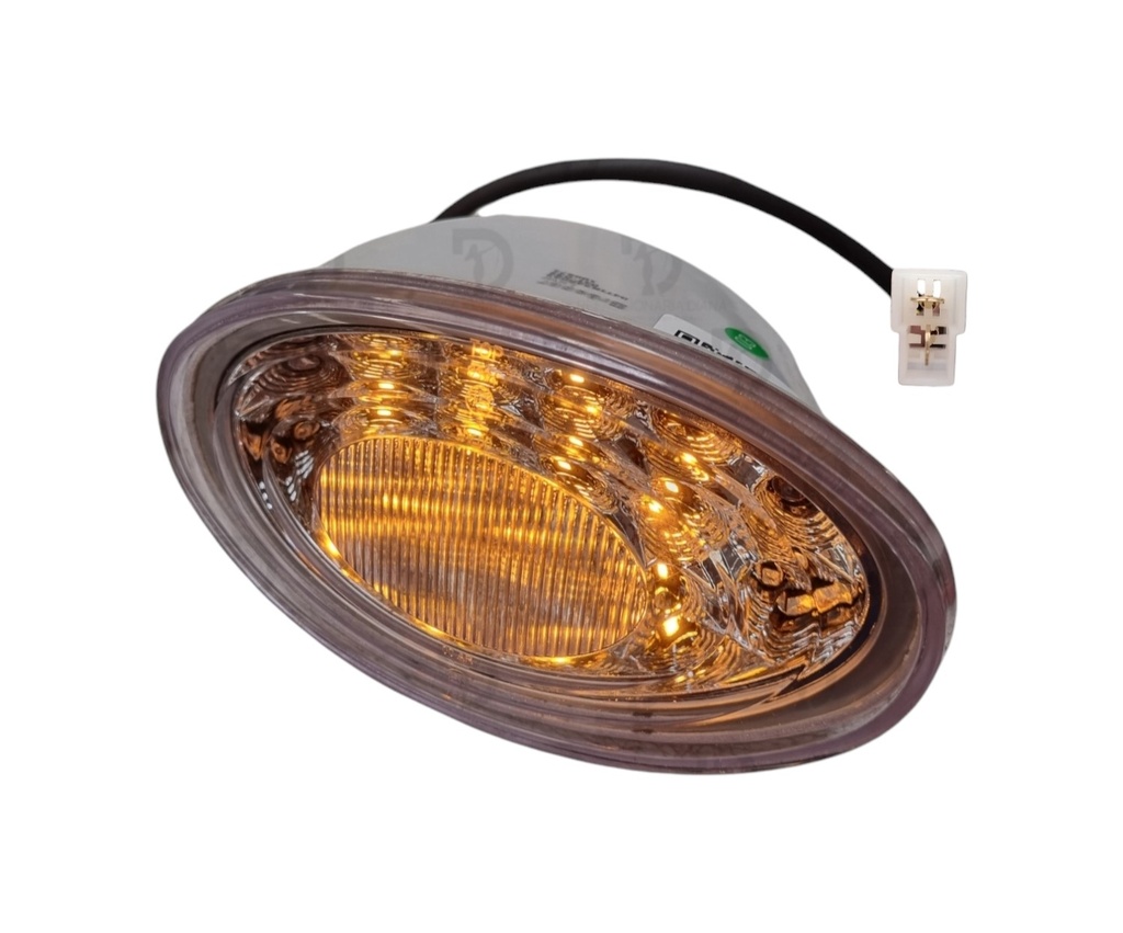 PLAFON CRISTAL LUZ AMBAR 24V LED 7030 I5