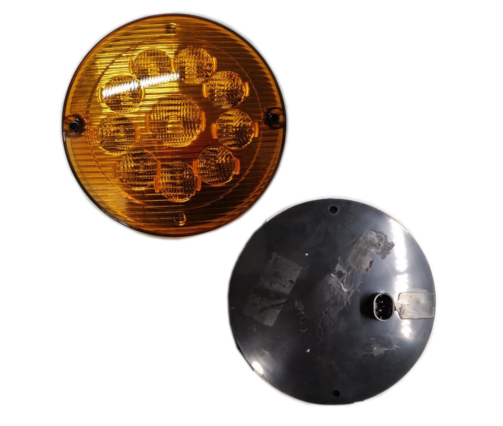 PLAFON 24V LED AMBAR 6" 6010