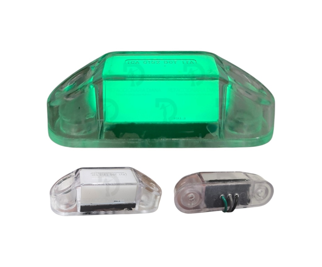 [D4633493] PLAFON SUP AYCO CASITA NEON VERDE 12/24V