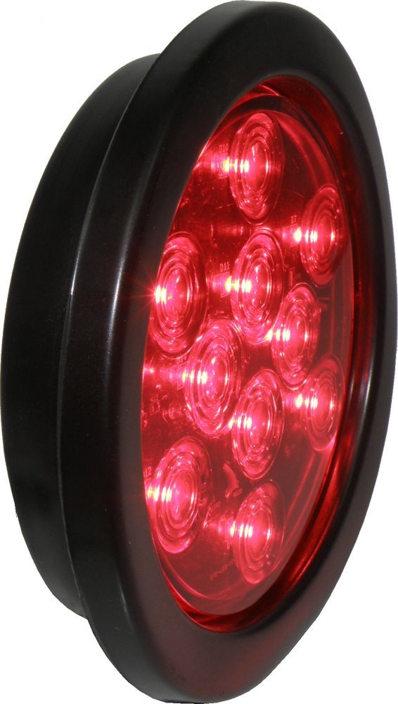 [D46335100] PLAFON ROJ 10 LED HUL DESTELL S/C 12/24V