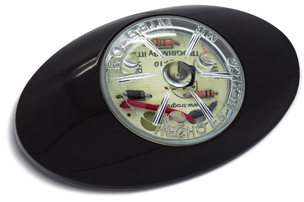 [D4636574] PLAFON ESCALON LAT ABS NEGRO 3LED 12/24V