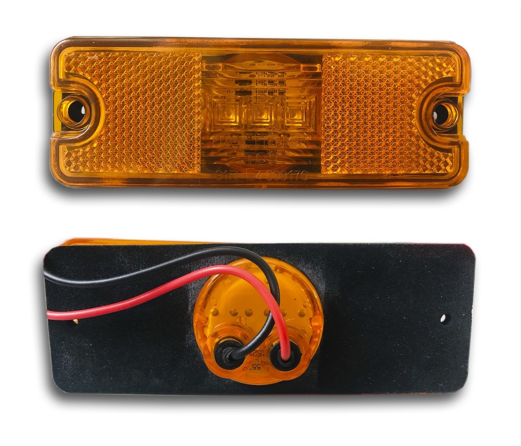 PLAFON LATERAL VOLVO 3 LEDS AMBAR 24V