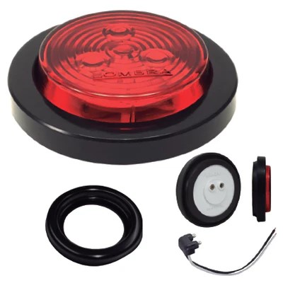 PLAFON ROJ 3 LED SELL 2 1/2" H/C 12/24V