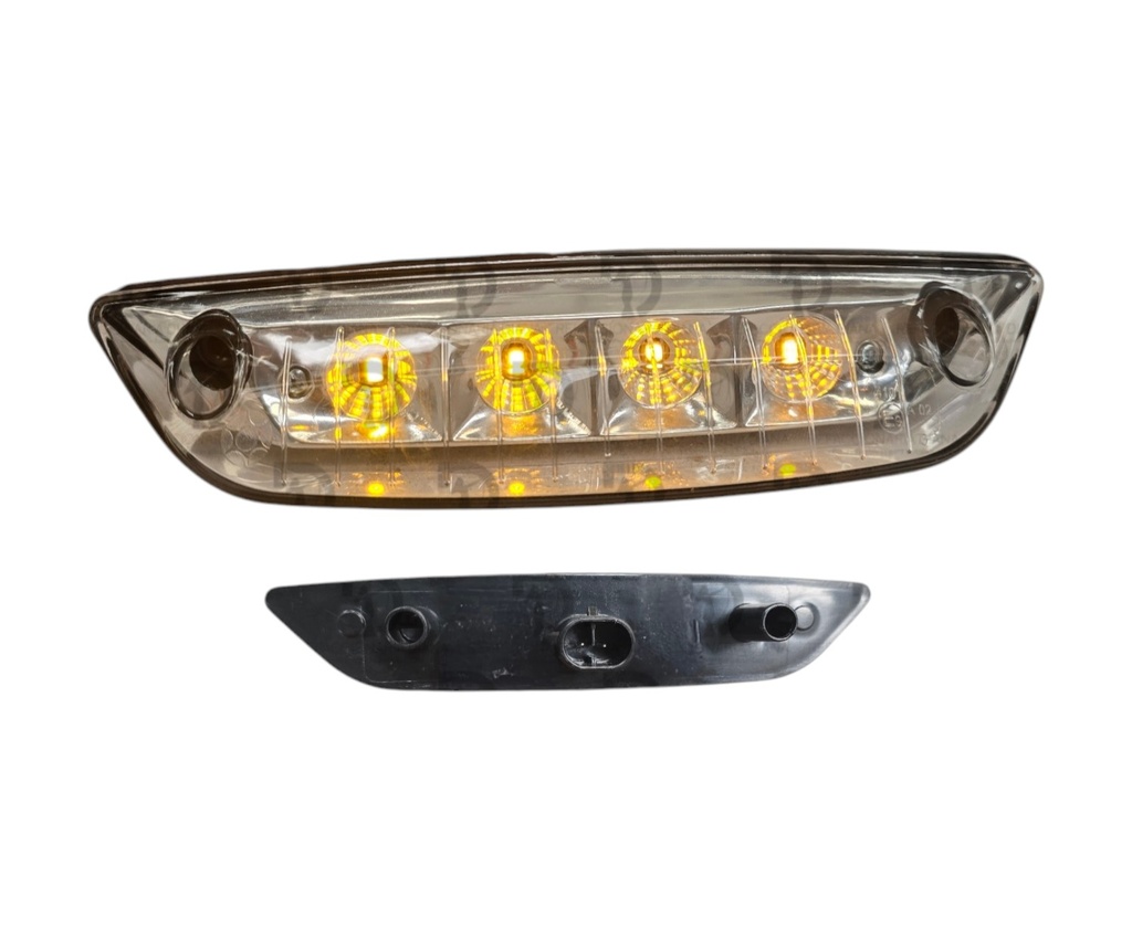 PLAFON 24V CRIST 4 LED AMBAR G7 IZQ/DER