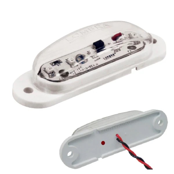 [D46461100] PLAFON 5 LED ROJO CURVITA MICA CRIST 12V