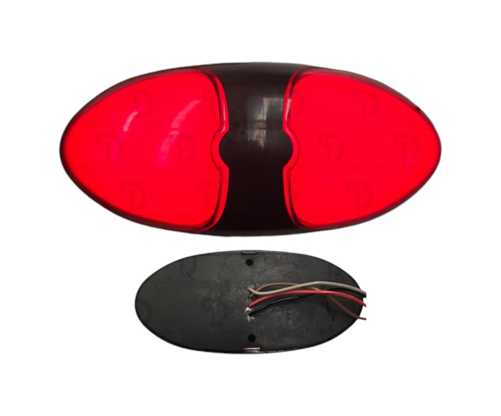 [D4650393] PLAFON LAT IRIZAR PB NEON ROJO 12/24V