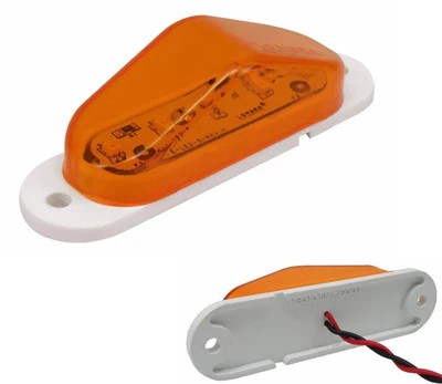 PLAFON CASITA 4 LED´S AMBAR 12V ESTROBO