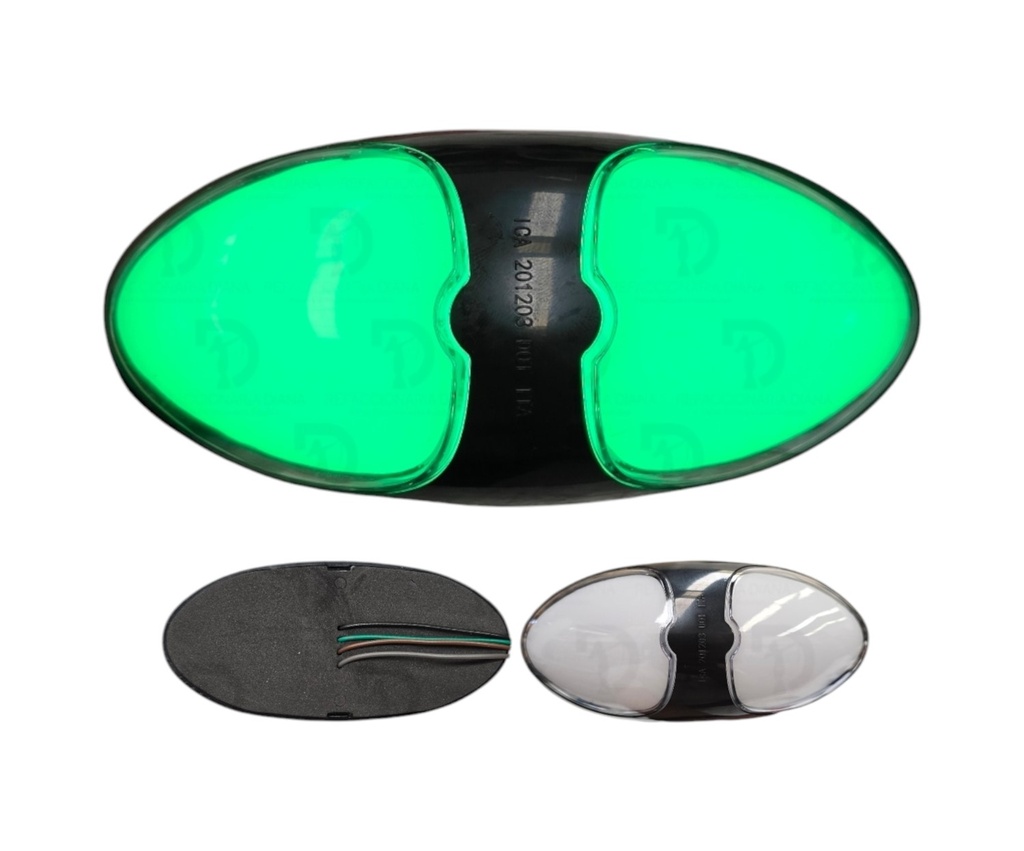 PLAFON LAT IRIZAR PB NEON VERDE 12/24V