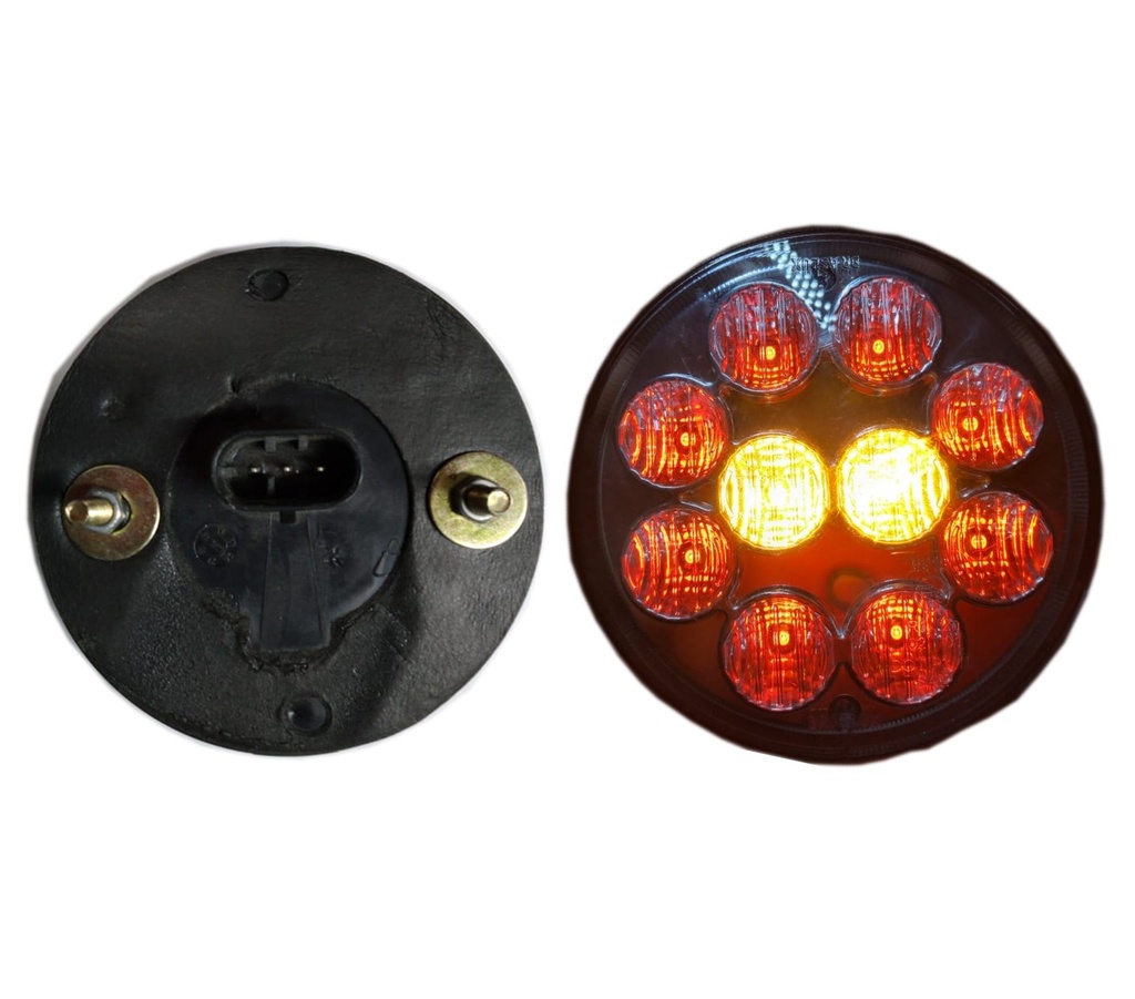 PLAFON 24V 10 LEDS AMBAR/ROJO I5/I6