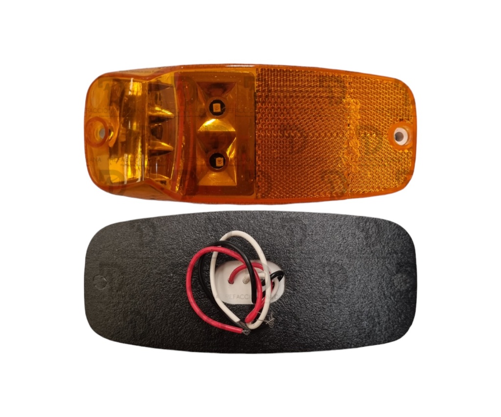 PLAFON LAT 12/24V AMBAR G7 BURBUJA NVA