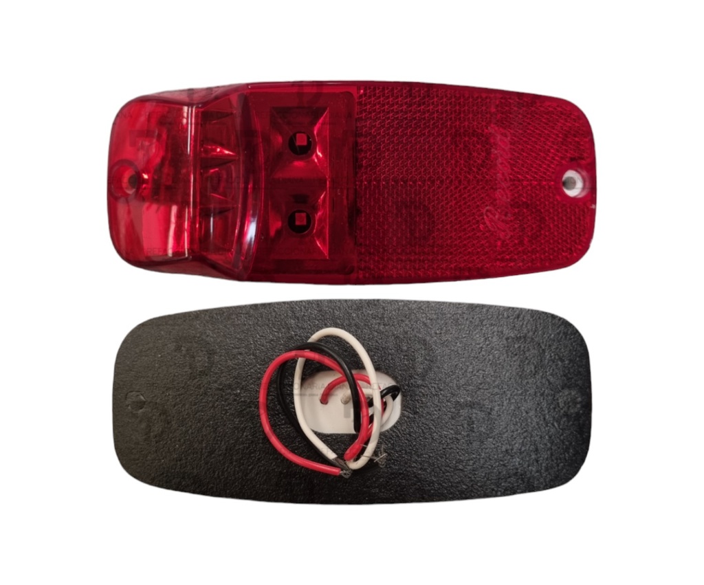 PLAFON LAT 12/24V ROJO G7 BURBUJA NVA