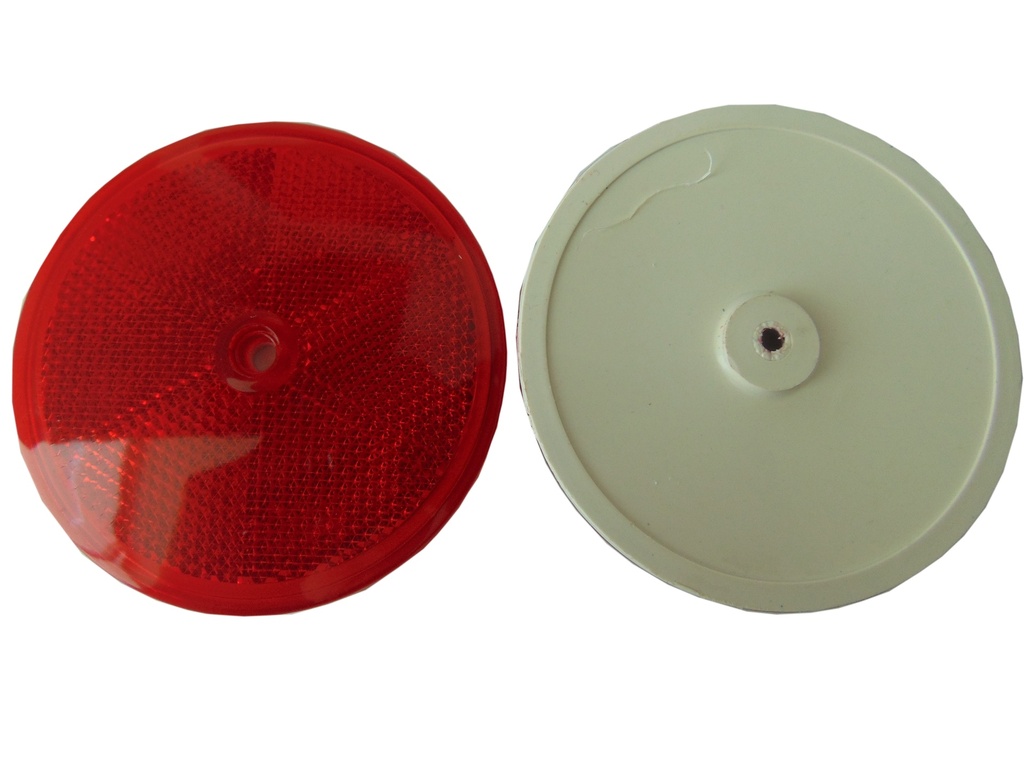 REFLEJANTE 3" ROJO ATORNILLABLE