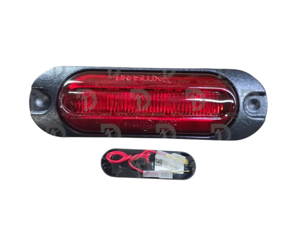 [D4675208] PLAFON LAT LED ROJO NAV BUSSCAR 12/24V