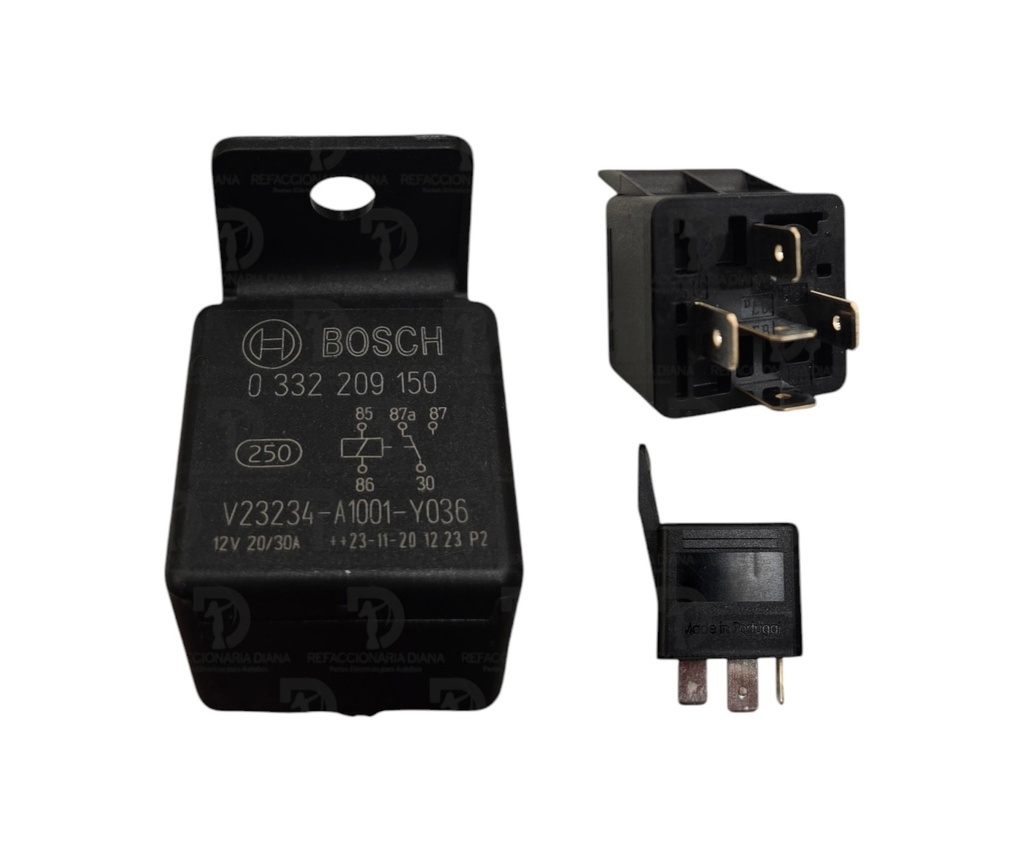 [D5010006] RELEVADOR 12V 30A BOSCH 0332209150