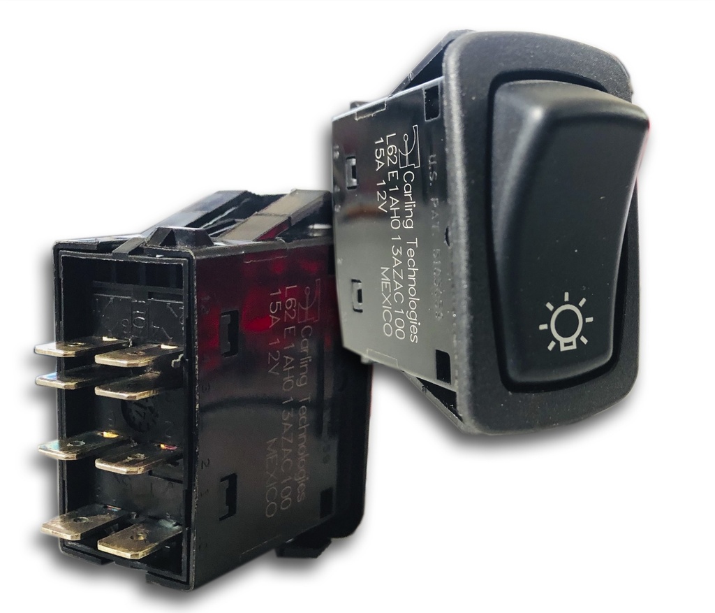 SWITCH P/LUZ TORINO 2P 8T