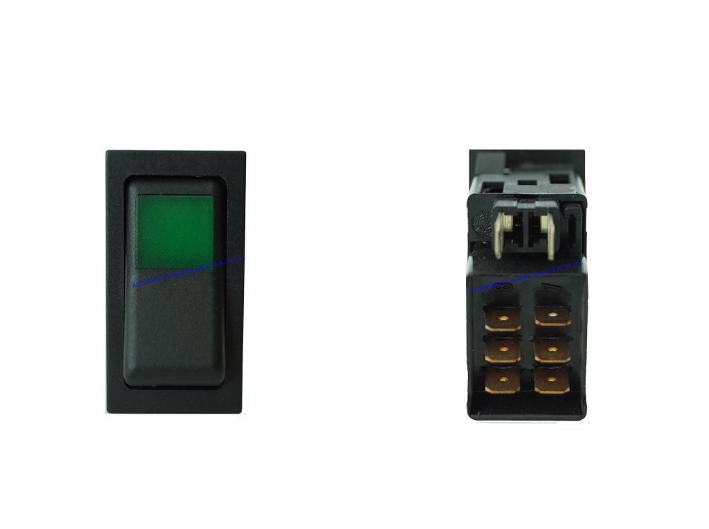 [D5511953] SWITCH VOLVO CARATULA VERDE 2 PASOS