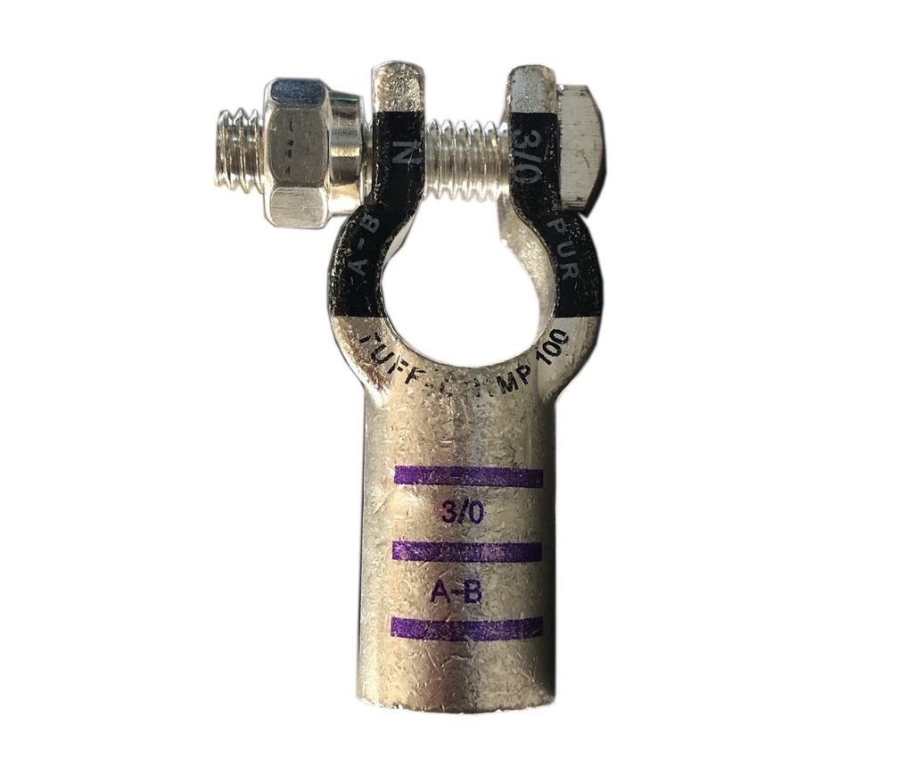 TERMINAL P/BATERIA 3/0 RECTA NEGATIVO