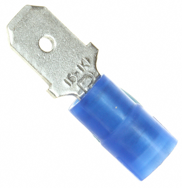 [D5754333] TERMINAL MACHO ESPADA AZUL 1/4 .250