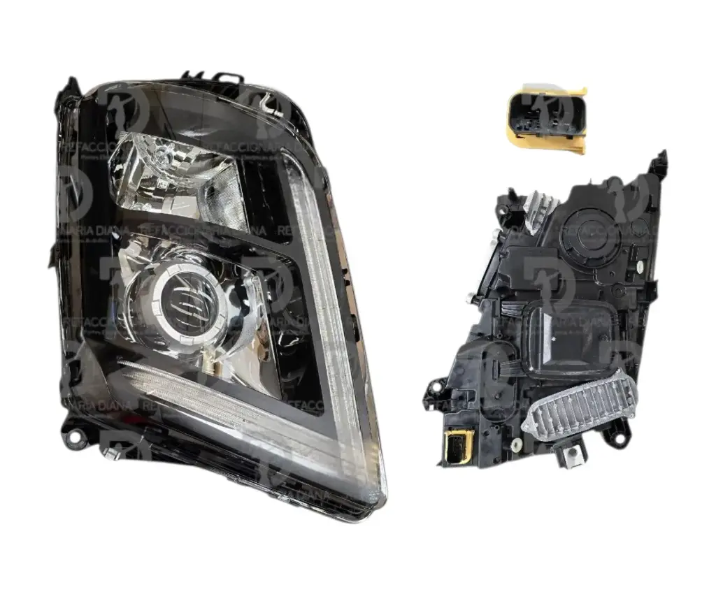 UNIDAD V9800 DER XENON LED 24V C/LUPA