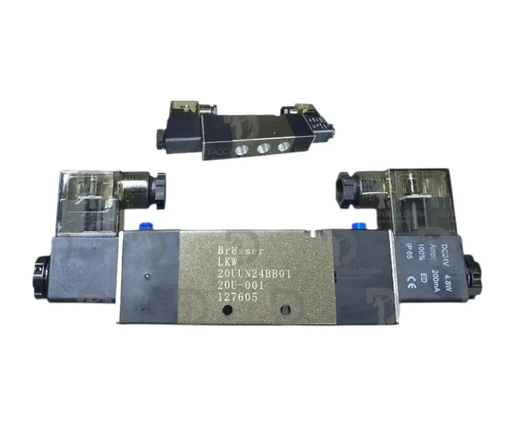 VALVULA ELECTRONEUMATICA 24V 2 CONEXION