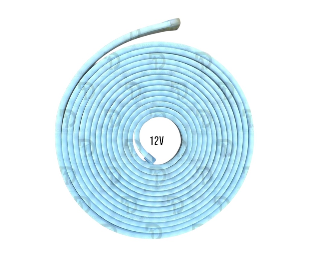 TIRA NEON 5 METROS CRISTAL 12V